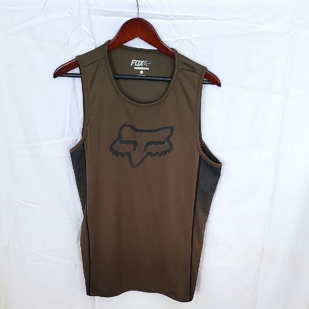 Fox Racing Sleeveless Brown Tank Top